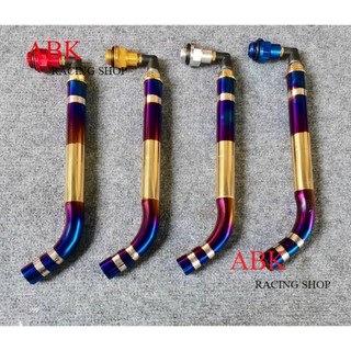 Ống thông hơi titan gắn nắp nhớt sử dụng cho xe honda và yamaha