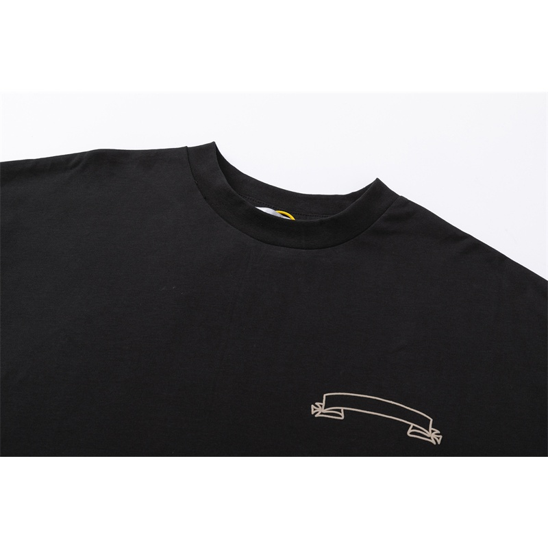 As-ky &amp; ur-se-Ll88- 22FW Áo Tay Ngắn In Nổi Phong Cách Gothic