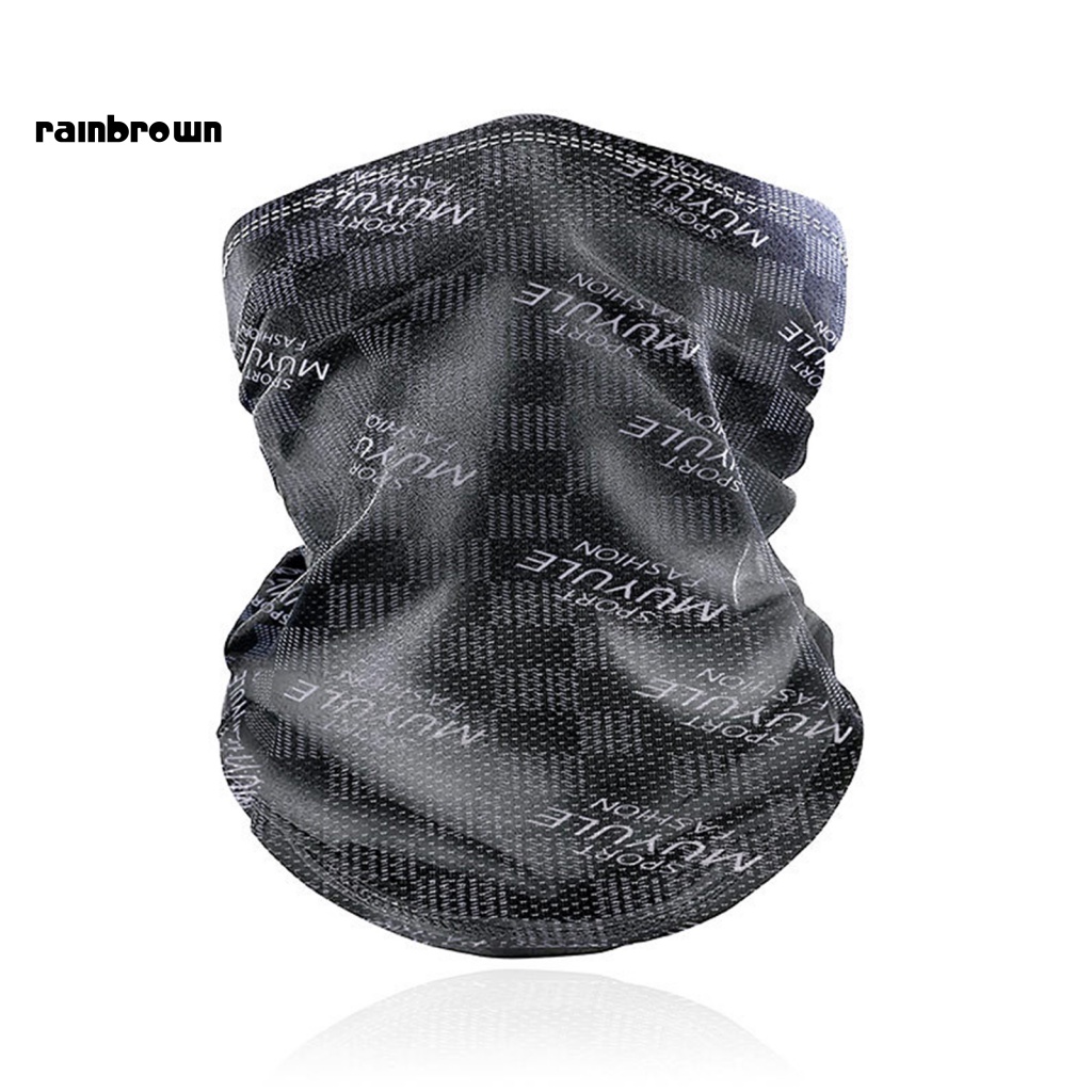 &lt; Rainbrown &gt; Khẩu Trang Che Phủ Tai Chống Nắng In Họa Tiết Ngụy Trang Mùa Hè Bảo Vệ Mặt Và Cổ Cho Hoạt Động Ngoài Trời