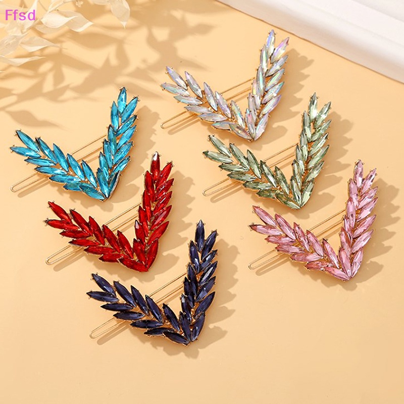 Kẹp Tóc Đính Đá Pha Lê Lấp Lánh Thời Trang Cho Nữ