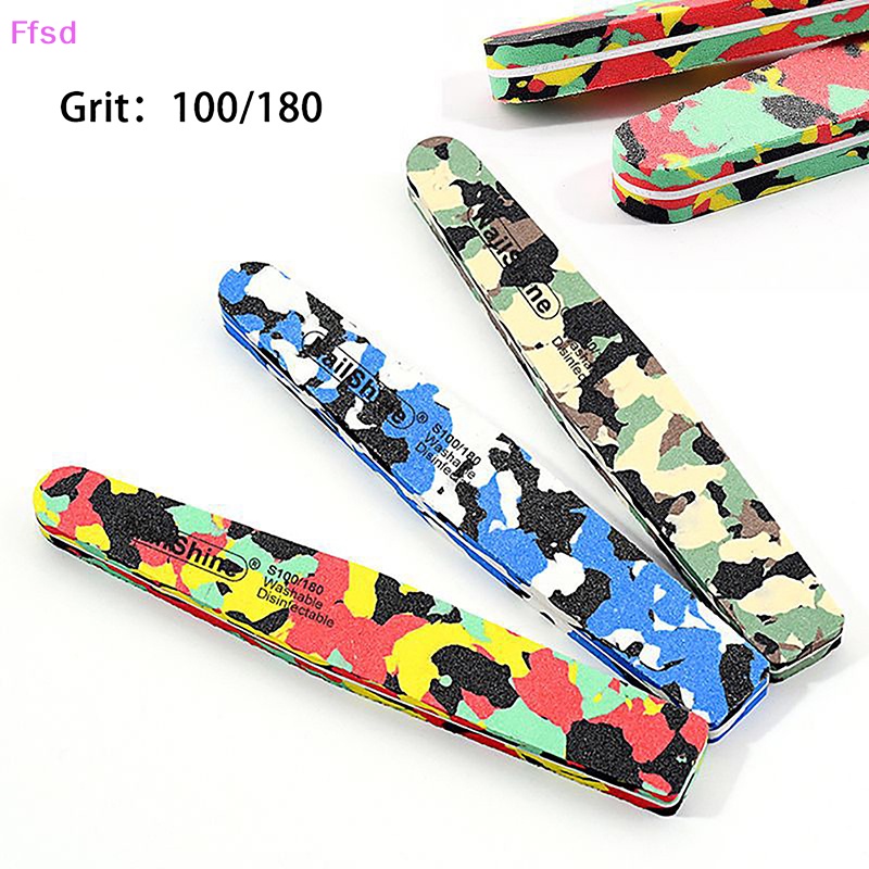 {Ffsd} Set 5 Miếng Bọt Biển Dũa Móng Acrylic * Bán Chạy