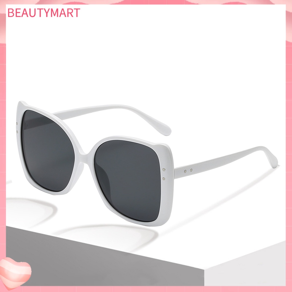 Kính Mát Chống Nắng Không Gọng Trong Suốt Phong Cách Hip Hop Cổ Điển Cho Nữ