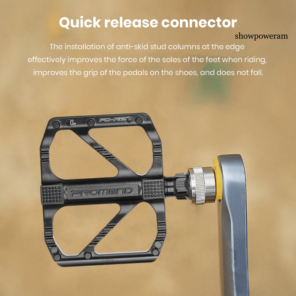 1 Cặp Bàn Đạp Xe Đạp Thiết Kế Rỗng Siêu Nhẹ Tháo Lắp Nhanh Chống Trượt Bằng Hợp Kim Nhôm