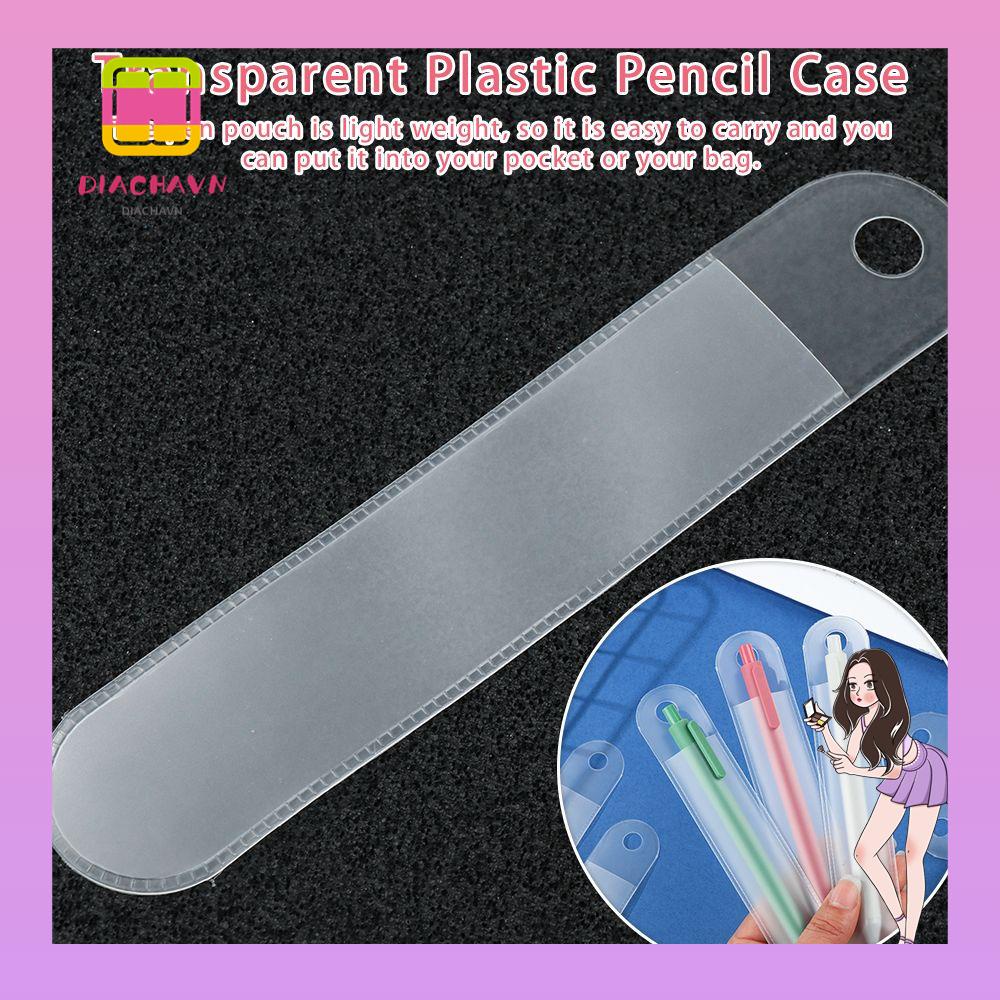 Bộ 5 Túi Đựng Bút Hình Tròn Màu Sắc Xinh Xắn