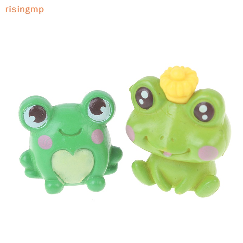 Set 10 Đồ trang trí Chú Ếch Dễ Thương Dùng Trang Trí Tiểu Cảnh DIY