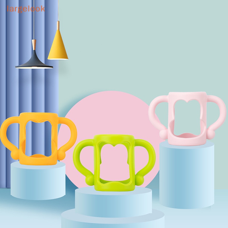 Tay Cầm Bình Sữa Em Bé Bằng Silicon Mềm Tiện Dụng