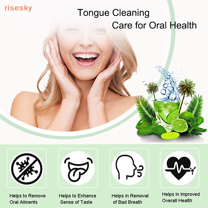 1 Dụng Cụ Vệ Sinh Lưỡi Bằng Thép Không Gỉ