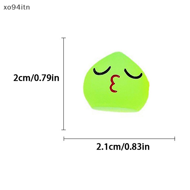 Bộ 5 Tượng Giọt Nước Nhỏ Bằng Nhựa Phát Quang Dễ Thương Trang Trí Bảng Điều Khiển Xe Hơi / Nhà Cửa