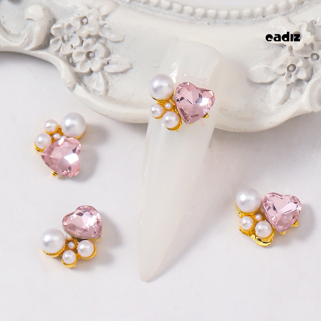 Bộ 10 Hạt Ngọc Trai Giả Lấp Lánh Sang Trọng Dùng Trang Trí Móng Tay Nghệ Thuật