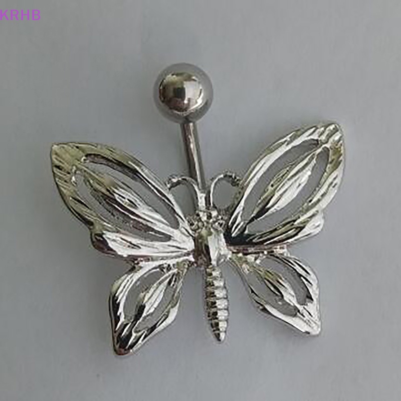 Khuyên Rốn Hình Bướm Bằng Hợp Kim Đính Đá Quyến Rũ Dành Cho Nữ Mới