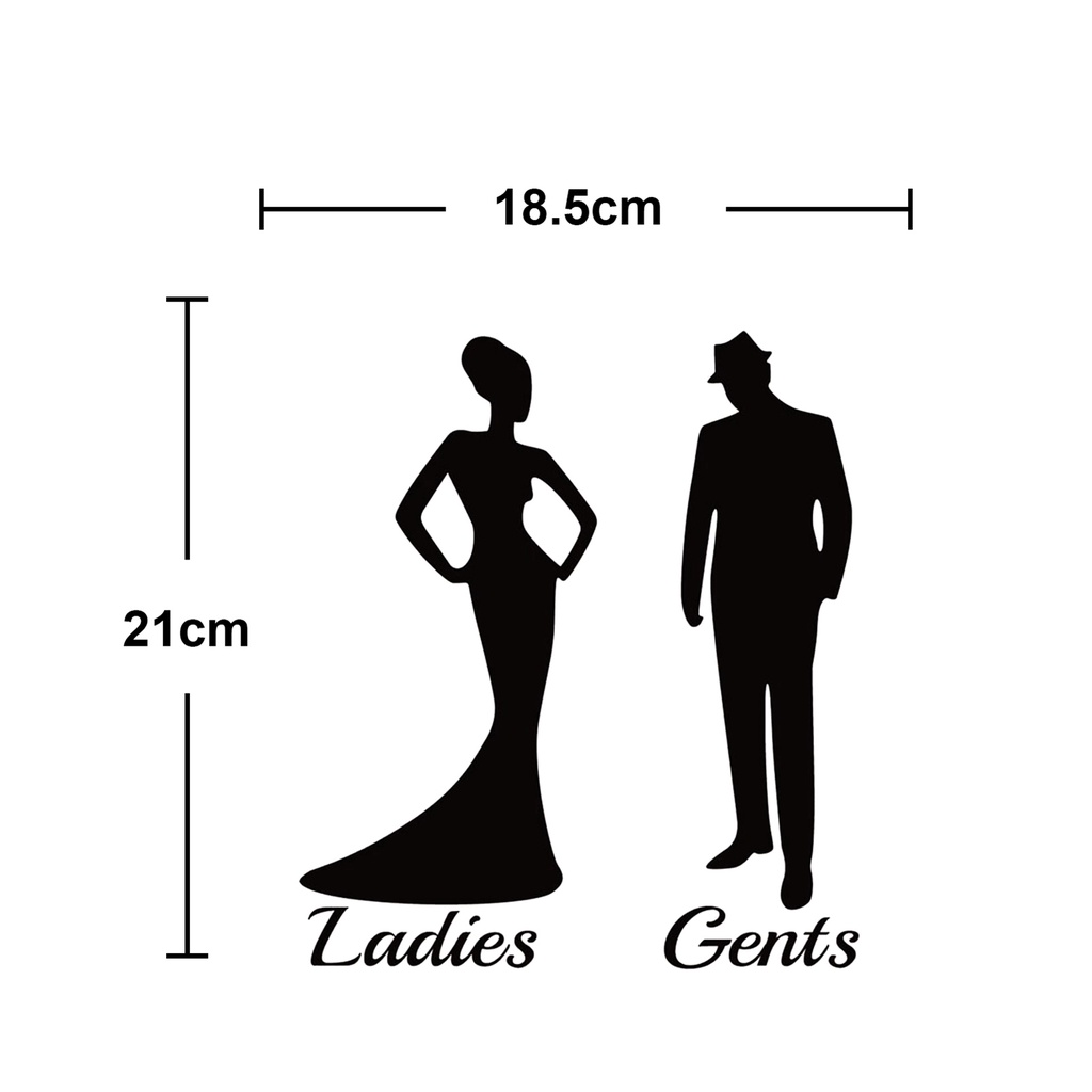 Miếng Dán Tường / Cửa Nhà Tắm Bằng PVC Vinyl Dễ Thương Có Thể Tháo Gỡ