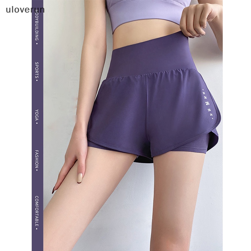 Quần Short Thể Thao Hai Lớp Thời Trang Mùa Hè Dành Cho Nữ