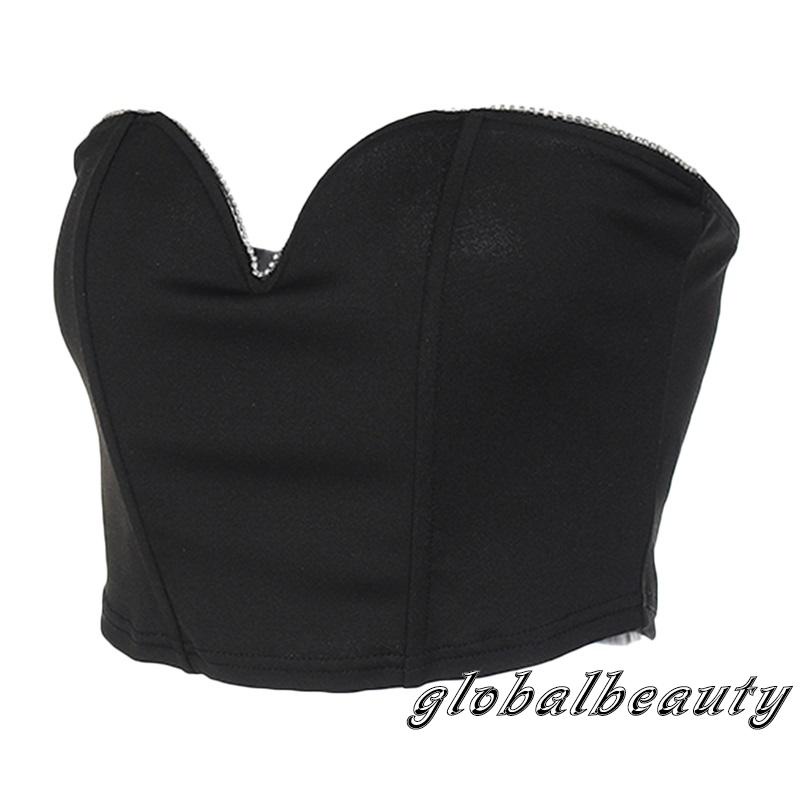 Áo Ống Cổ Chữ V Khoét Sâu Gợi Cảm Cho Nữ