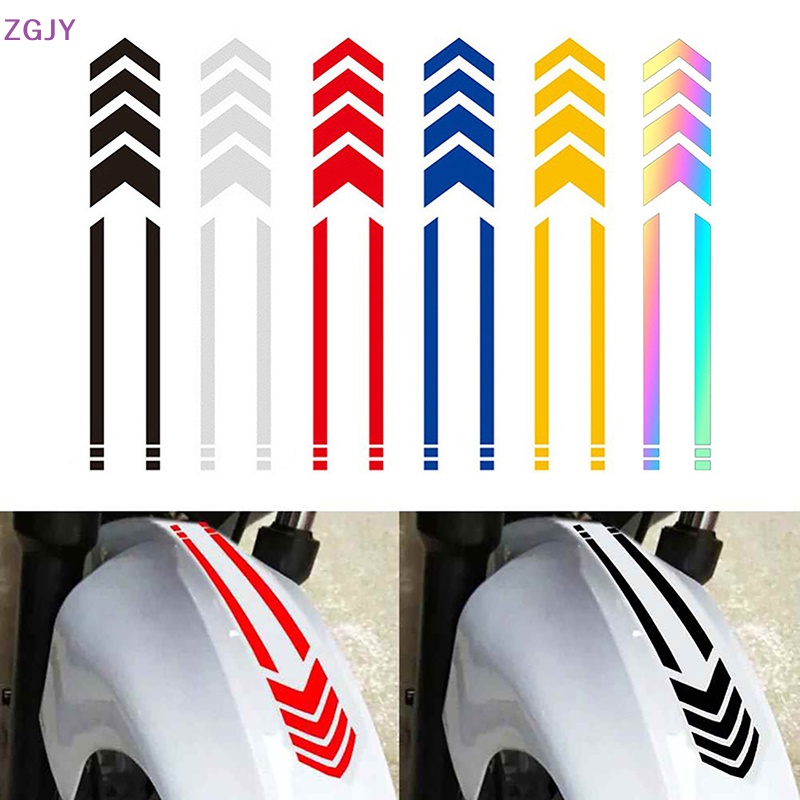 Miếng Dán Phản Quang Cảnh Báo An Toàn Hình Mũi Tên Cho Xe Hơi Xe Máy Mới