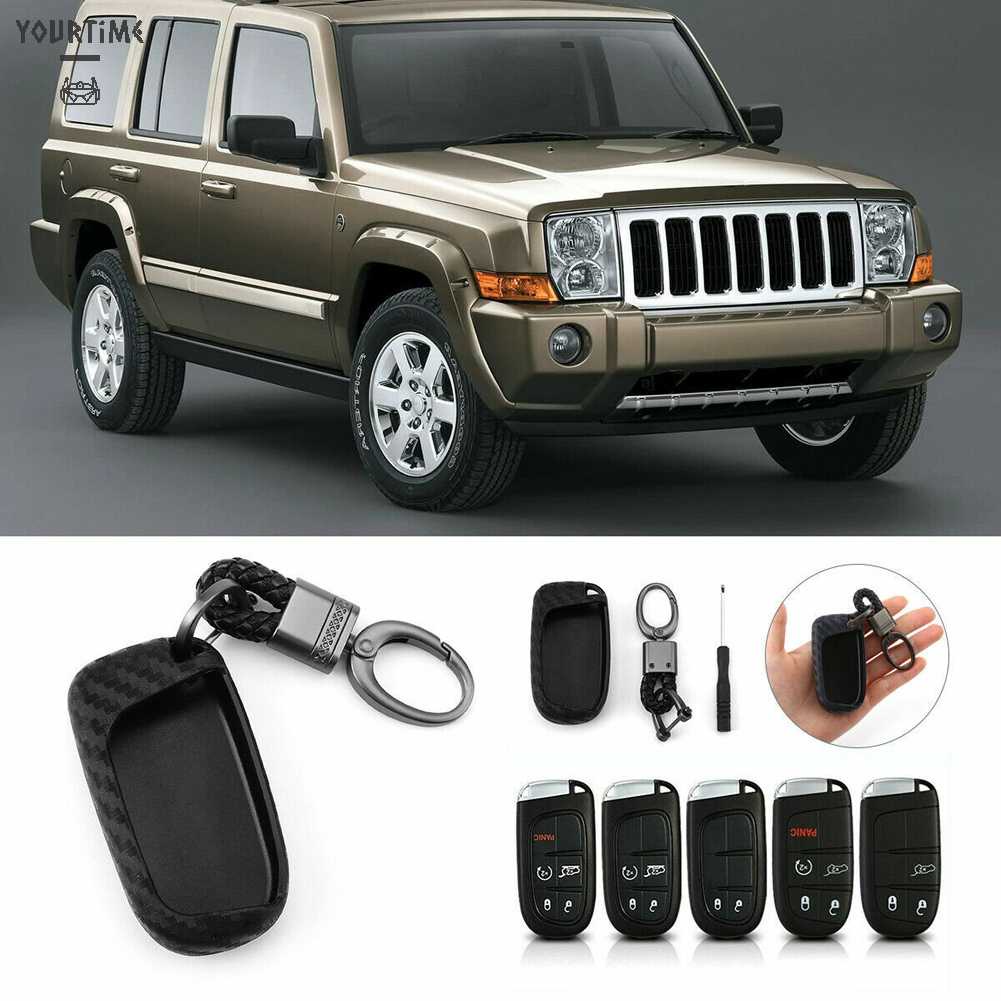 Vỏ Silicon Bảo Vệ Chìa Khóa Xe Hơi Jeep Dodge Chrysler
