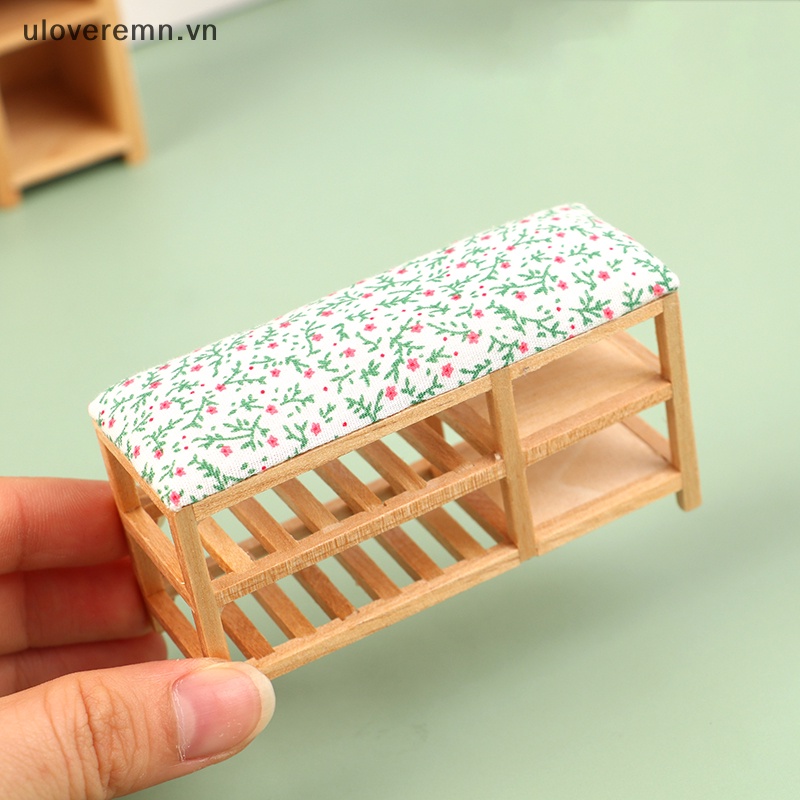 Mô Hình Kệ Để Giày / Ghế Sô Pha Tỉ Lệ 1: 12 Trang Trí Nhà Búp Bê