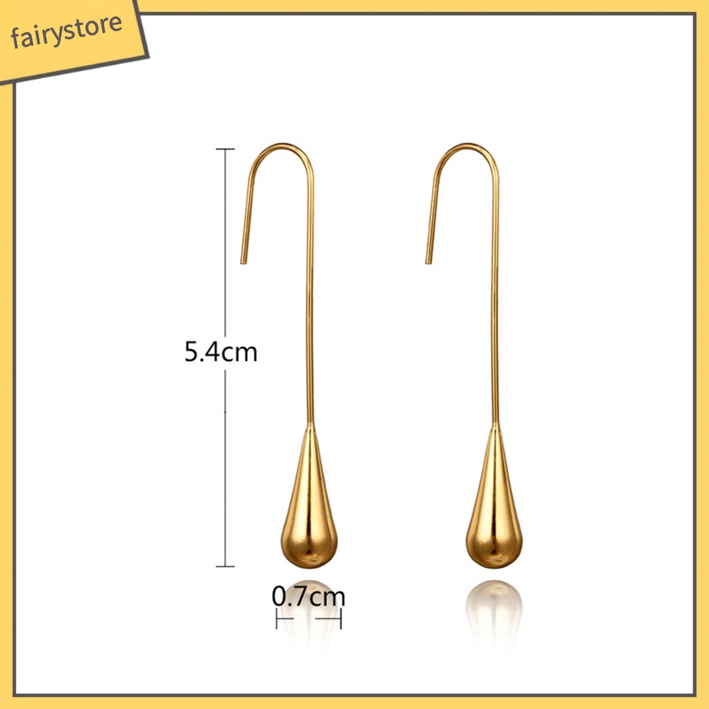 Bông Tai Hình Giọt Nước Thời Trang Dành Cho Nữ Charms