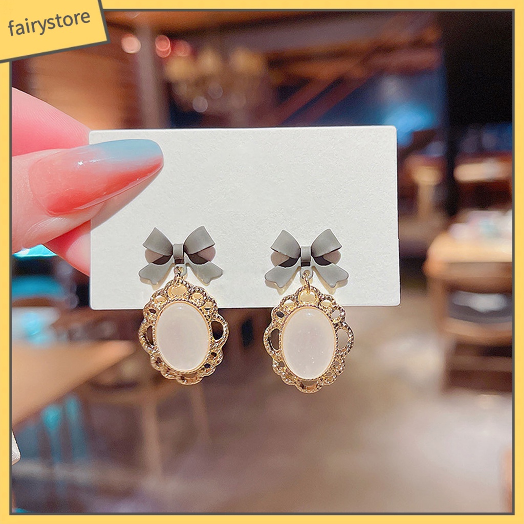 1 Đôi Bông Tai Hình Trái Tim Đính Đá Lấp Lánh Dành Cho Nữ