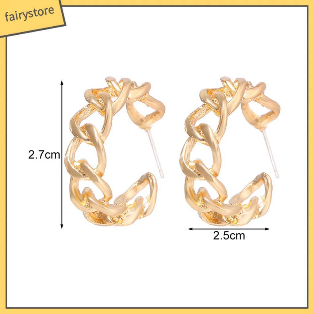 [FRO] Bông Tai Rỗng Trang Trí Retro Gothic Dành Cho Nữ