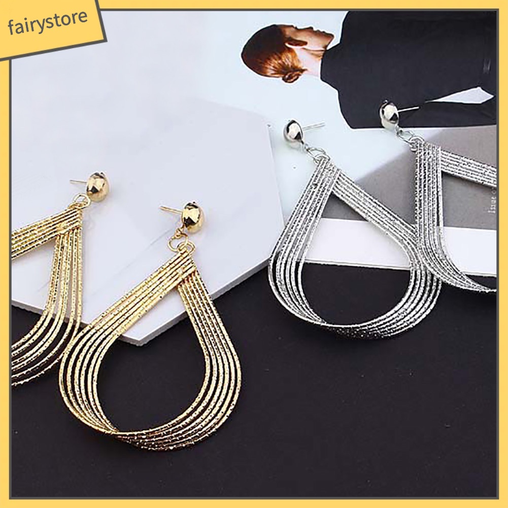 Đôi Bông Tai Hình Giọt Nước Thời Trang Cho Nữ