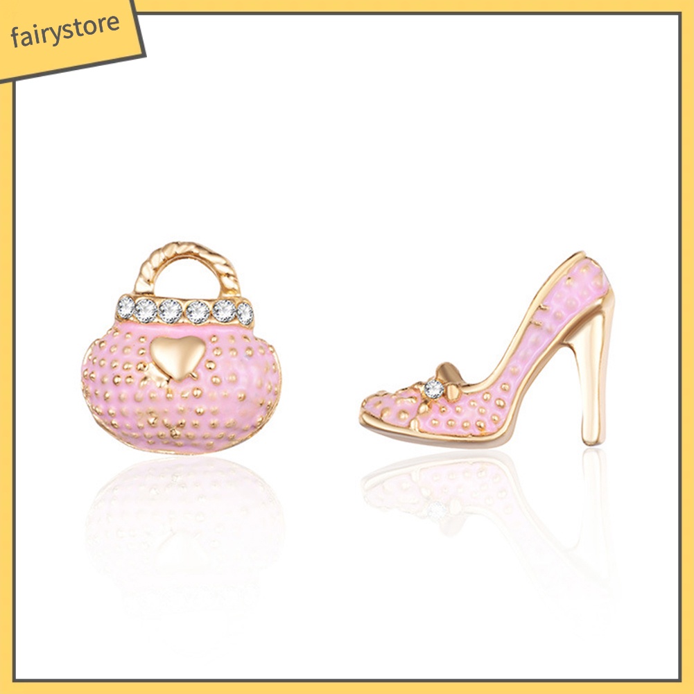 Khuyên Tai Hình Túi Xách Và Giày Cao Gót Thời Trang Cho Nữ