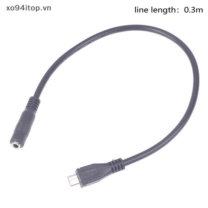 Đầu Chuyển Đổi Âm Thanh Micro USB Sang 3.5mm Cho Điện Thoại