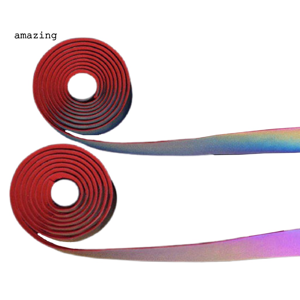 Bộ 2 Dây Đeo Tay Lái Xe Đạp Bằng Da Giả Màu Gradient