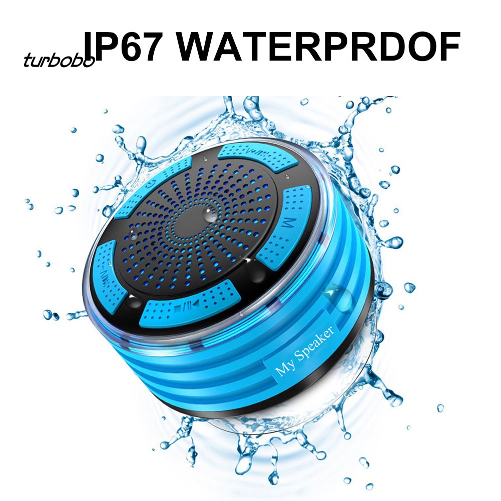 Loa Bluetooth Không Dây Chống Nước Có Đèn LED Tích Hợp Đài FM Và Phụ Kiện