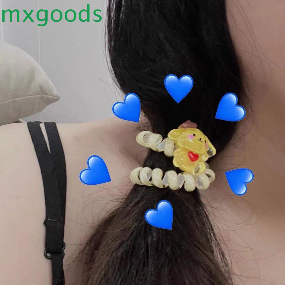 Dây Cột Tóc Họa Tiết Hoạt Hình Lấp Lánh Ngọt Ngào Cho Nữ