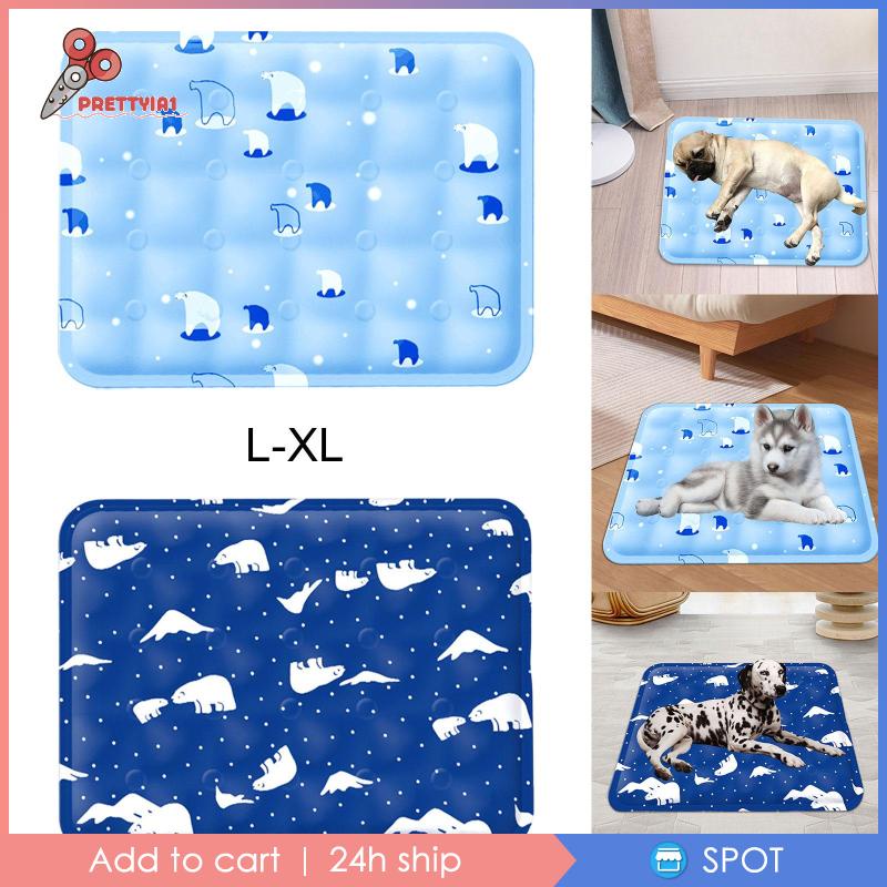 Đệm Ngủ Làm Mát Chống Thấm Nước Prettyia1 Cho Thú Cưng