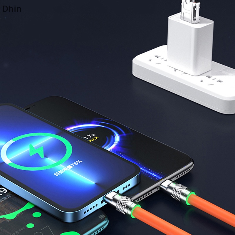 Dây Cáp 3 Trong 1 6A 120W USB Type C Cho Lighg USB A Sang Type-C 8-pin Micro USB