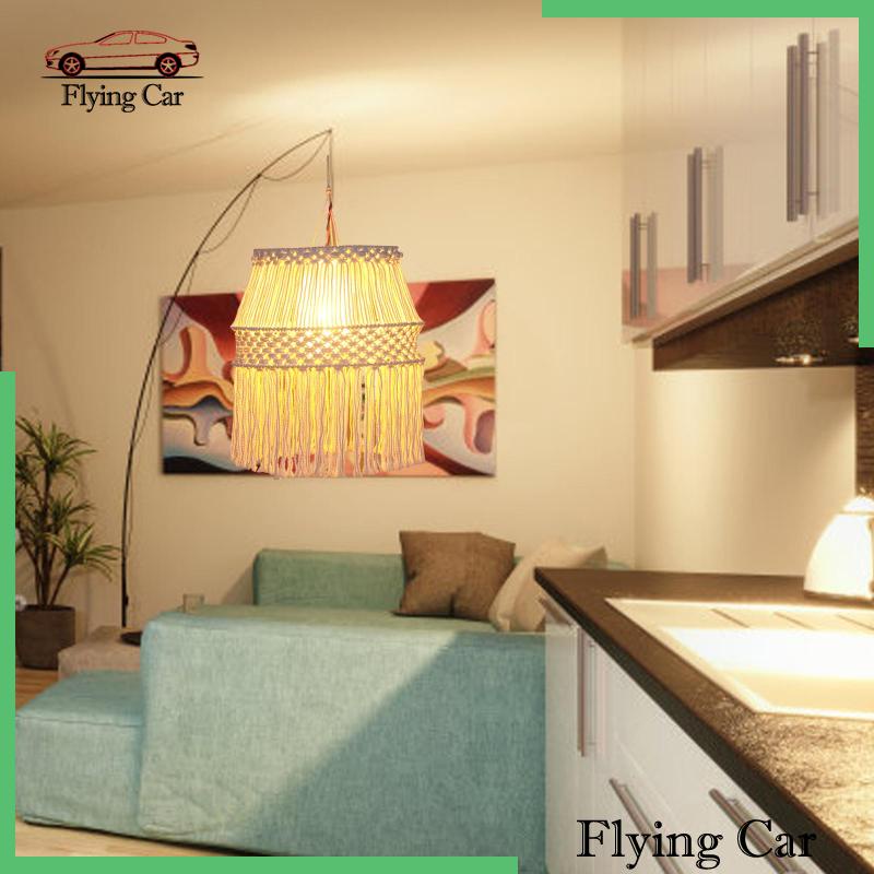 Vỏ Bọc Bóng Đèn Macrame Phong Cách Bohemian Dành Cho Trang Trí Nhà Cửa / Tiệc Cưới 2