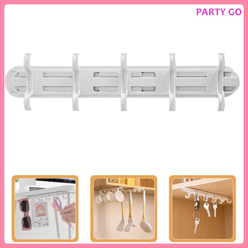 Giá Đỡ Dụng Cụ Nhà Bếp Có Móc Treo Dạng Trượt