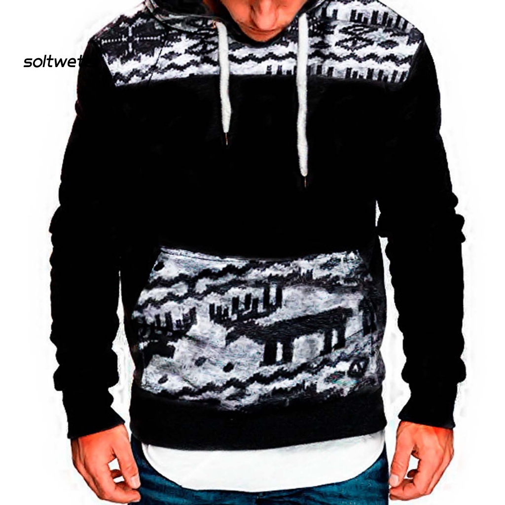 Áo Hoodie Tay Dài In Họa Tiết Giáng Sinh Thời Trang Cho Nam