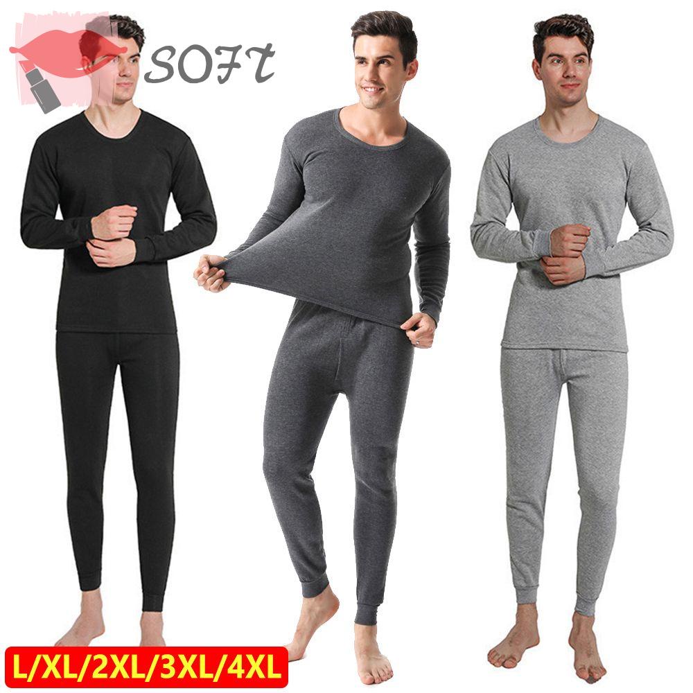 Bộ Đồ Lót Giữ Ấm Vải Lông Cừu Thời Tiết Lạnh Cho Nam