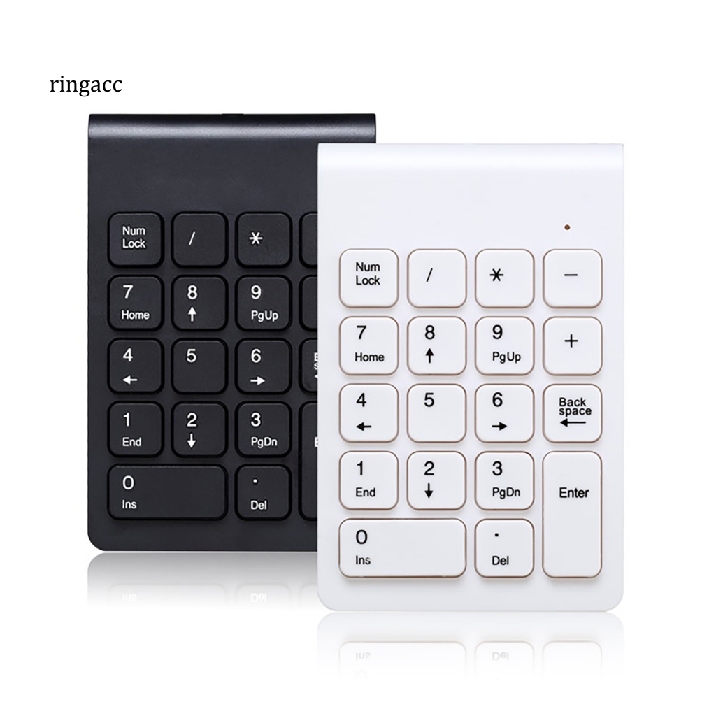 Bàn Phím Số 18 Phím Không Dây Mini Siêu Mỏng 2.4G RGA 268