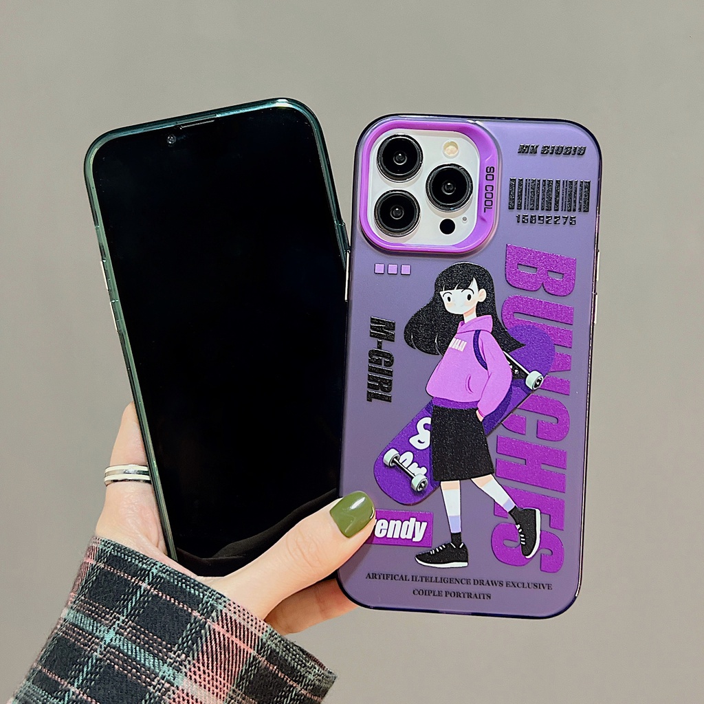 Ốp Điện Thoại tpu Mềm Chống Sốc Hai Mặt Nhám Cho iPhone 11 13 12 14 Pro Max