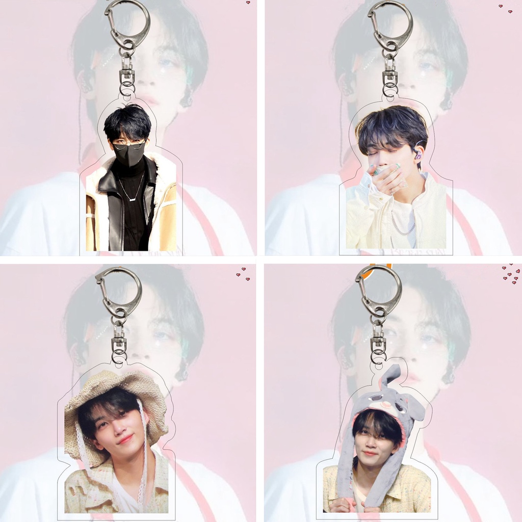 1 Móc Chìa Khóa Acrylic Hình Nhóm Nhạc SEVENTEEN JEONGHAN JOSHUA
