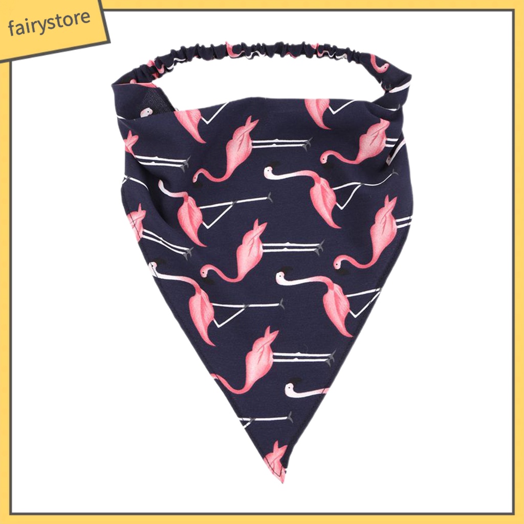 Khăn Choàng Cổ Co Giãn Thoáng Khí In Họa Tiết Hoa / Tam Giác Cổ Điển Cho Nữ