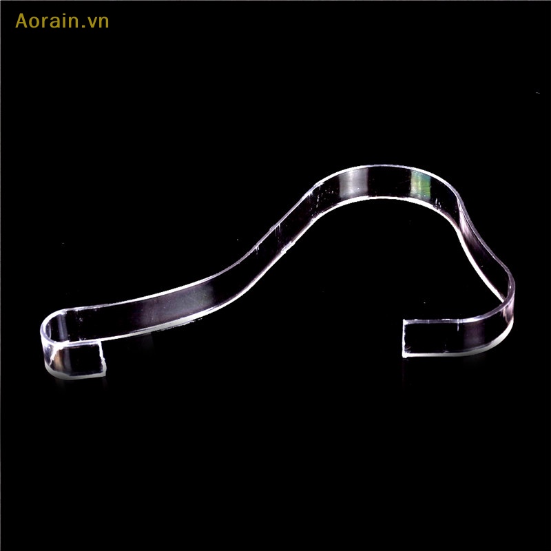 {Aorain} Set 4 Giá Đỡ Giày Sandal Bằng Nhựa Acrylic Trong Suốt Trưng Bày Cho Nữ