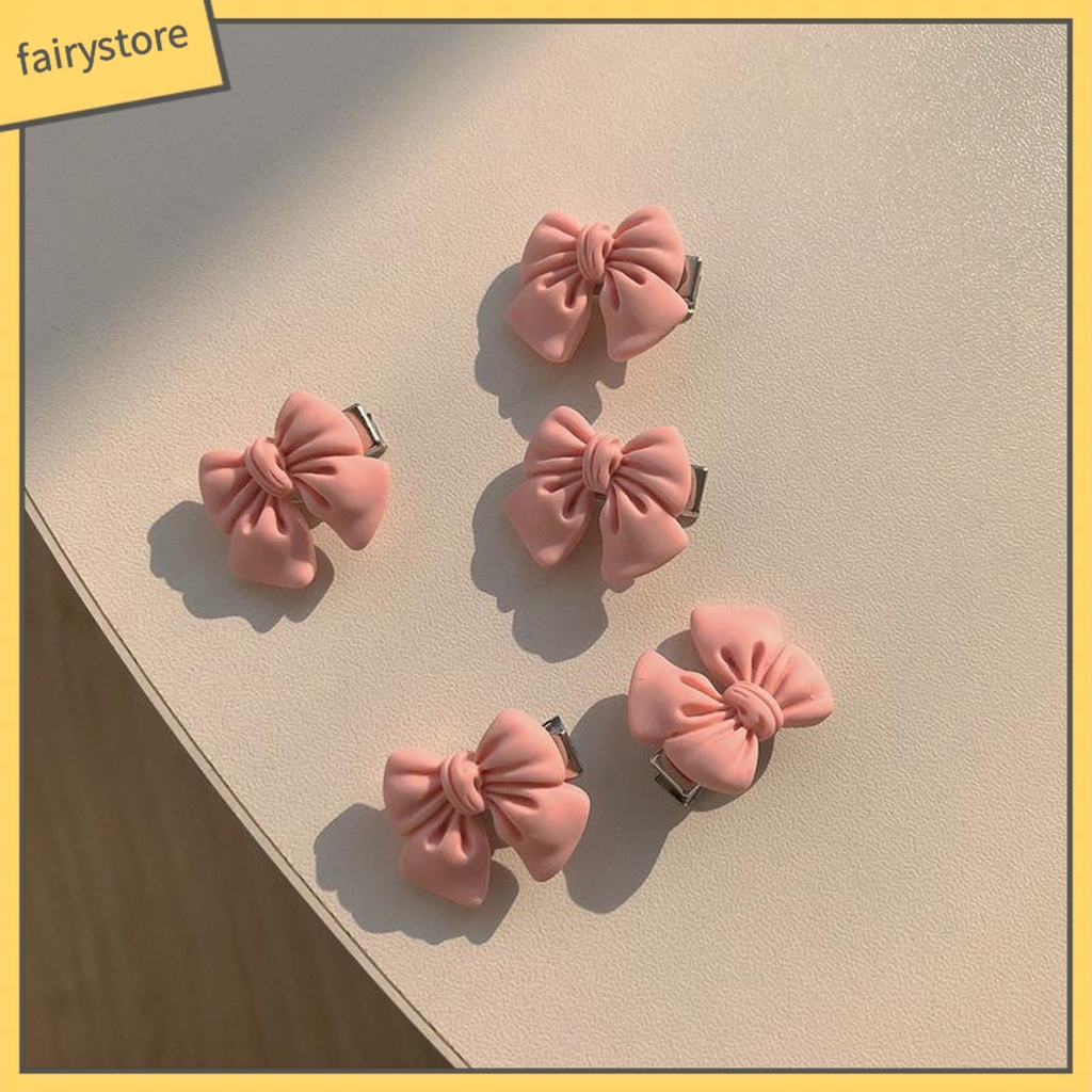 Kẹp Tóc Hình Quả Đào Bằng Thép Không Gỉ Gọn Nhẹ Tái Sử Dụng Được