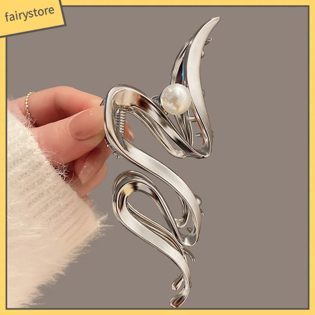 Kẹp Tóc Đính Ngọc Trai Giả Tinh Tế Cho Nữ