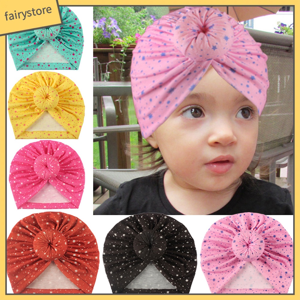 Băng Đô Thắt Nút Co Giãn Thoải Mái Thời Trang Cho Bé