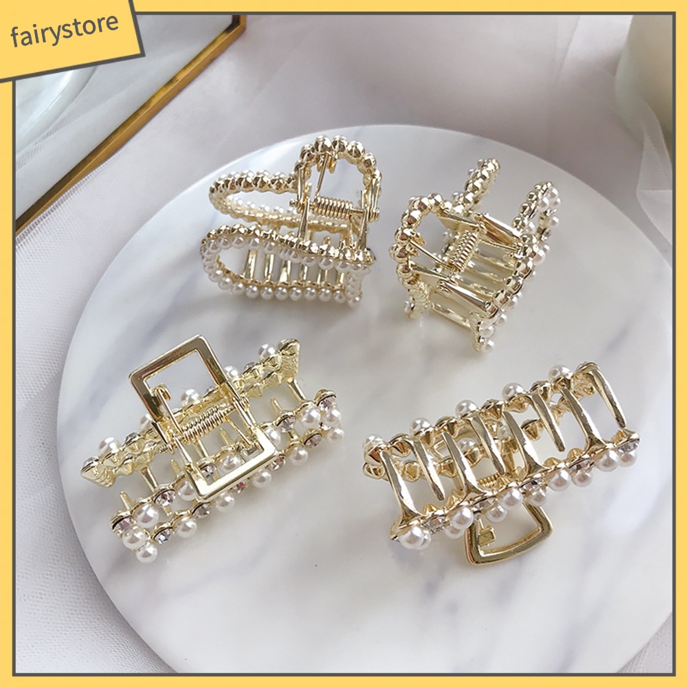 Kẹp TóC PhốI HạT NgọC Trai Giả ThờI Trang Cho Nữ