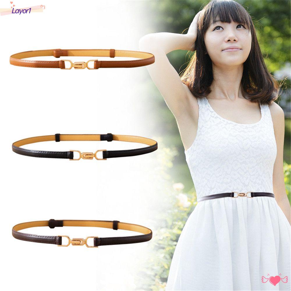 Thắt Lưng Mỏng Kiểu Dáng Đơn Giản Hợp Thời Trang Cho Nữ LAYOR1