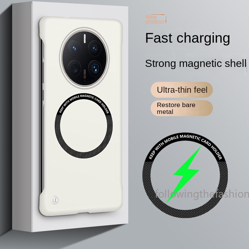 Ốp Điện Thoại PC Cứng Siêu Mỏng Không Viền Dọc Cho Huawei Mate 50 50Pro 40 40Pro Mate50 Mate50Pro Ma