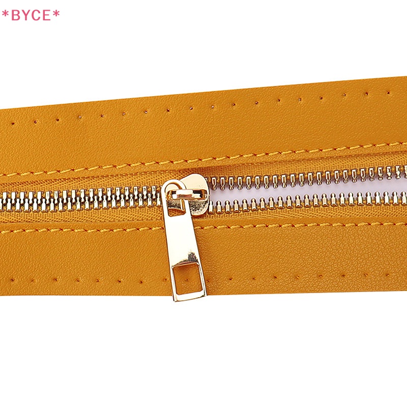 Phụ Kiện Khóa Kéo Bằng Da PU Cho Túi Dệt Mới