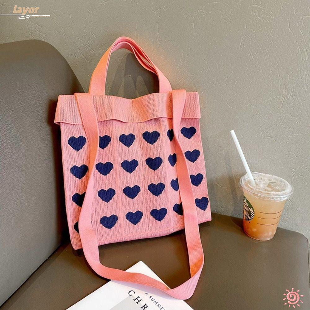 Túi Đeo Chéo Dệt Kim Sành Điệu Hợp Thời Trang Cho Nữ