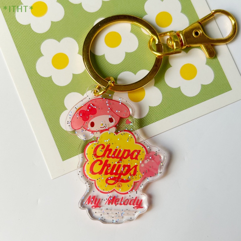 SANRIO Móc Chìa Khóa Bằng Acrylic Hình Hello Kitty Dễ Thương Mới
