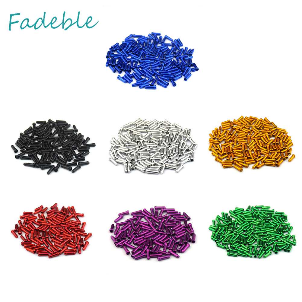 Set 50 Đầu Bọc Dây Phanh Xe Đạp Bằng Hợp Kim Nhôm